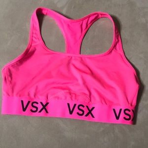 Victoria’s secret hot pink racer back sports bra L